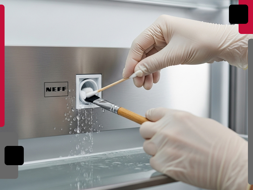 رفع نشت آب یخچال نف بدون تعمیرکار