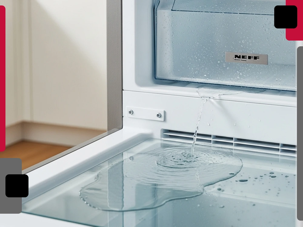 رفع نشت آب یخچال نف بدون تعمیرکار